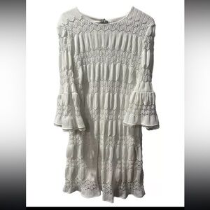 Women's New York & Company Stretch White Dress XL Size